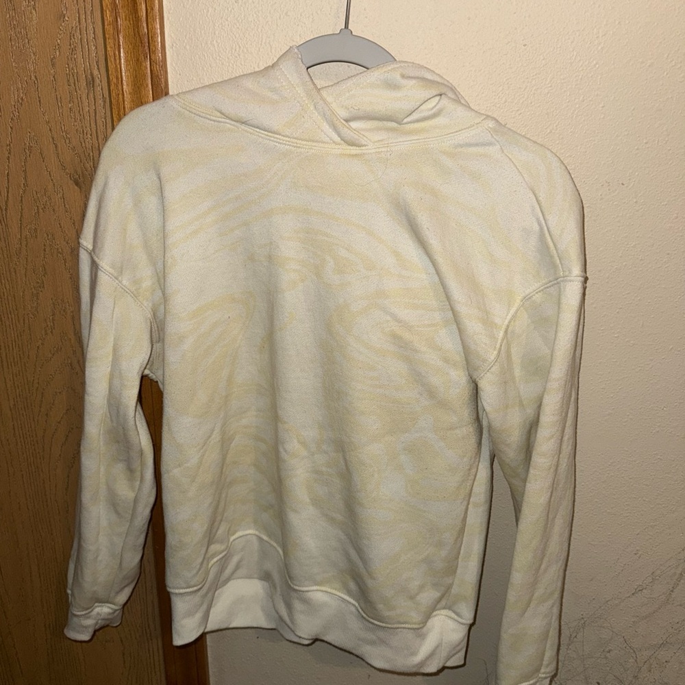 Yellow/White Pattern Hoodie